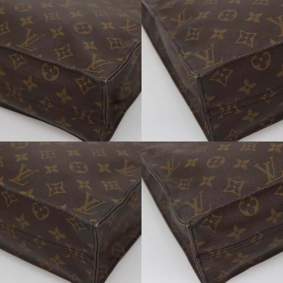 LOUIS VUITTON Monogram Sac Plat Hand Bag M51140 - Picture 10 of 12